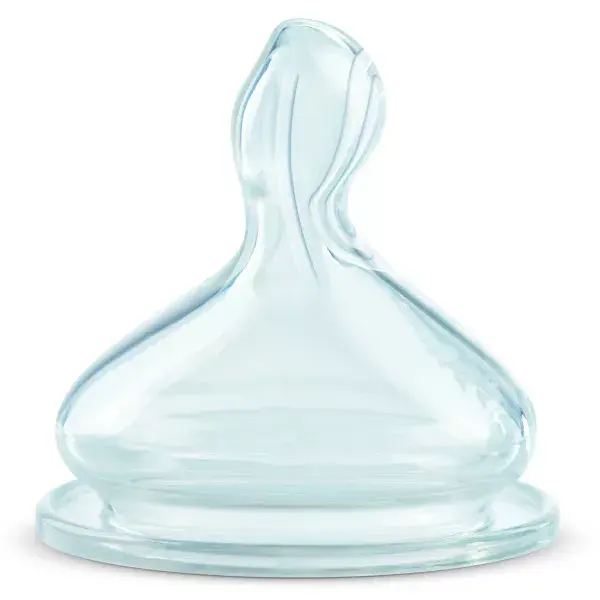 Bico de silicone fisiológico Nuk First Choice+, fluxo médio, pacote com 2 unidades