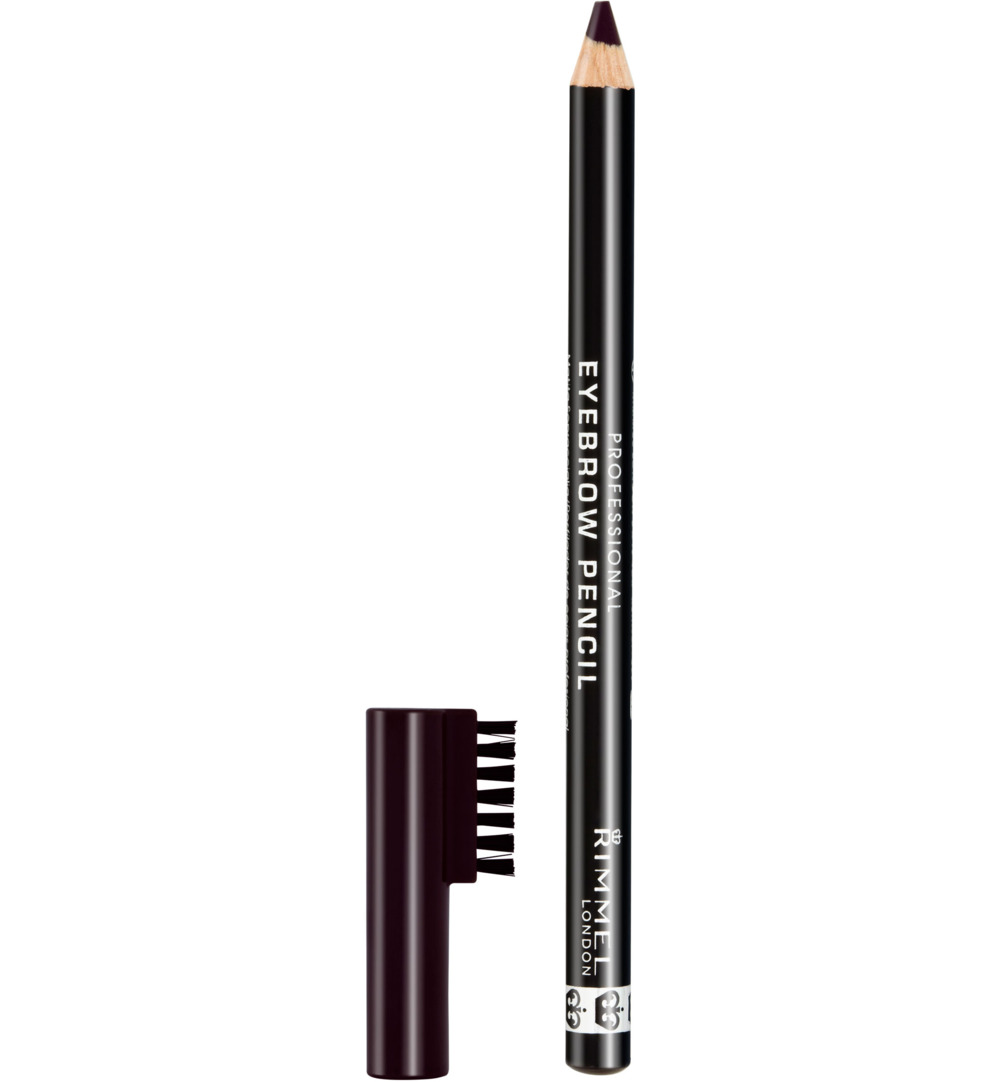 Rimmel London Professional wenkbrauwpotlood : 004 – Black (1 stuk)