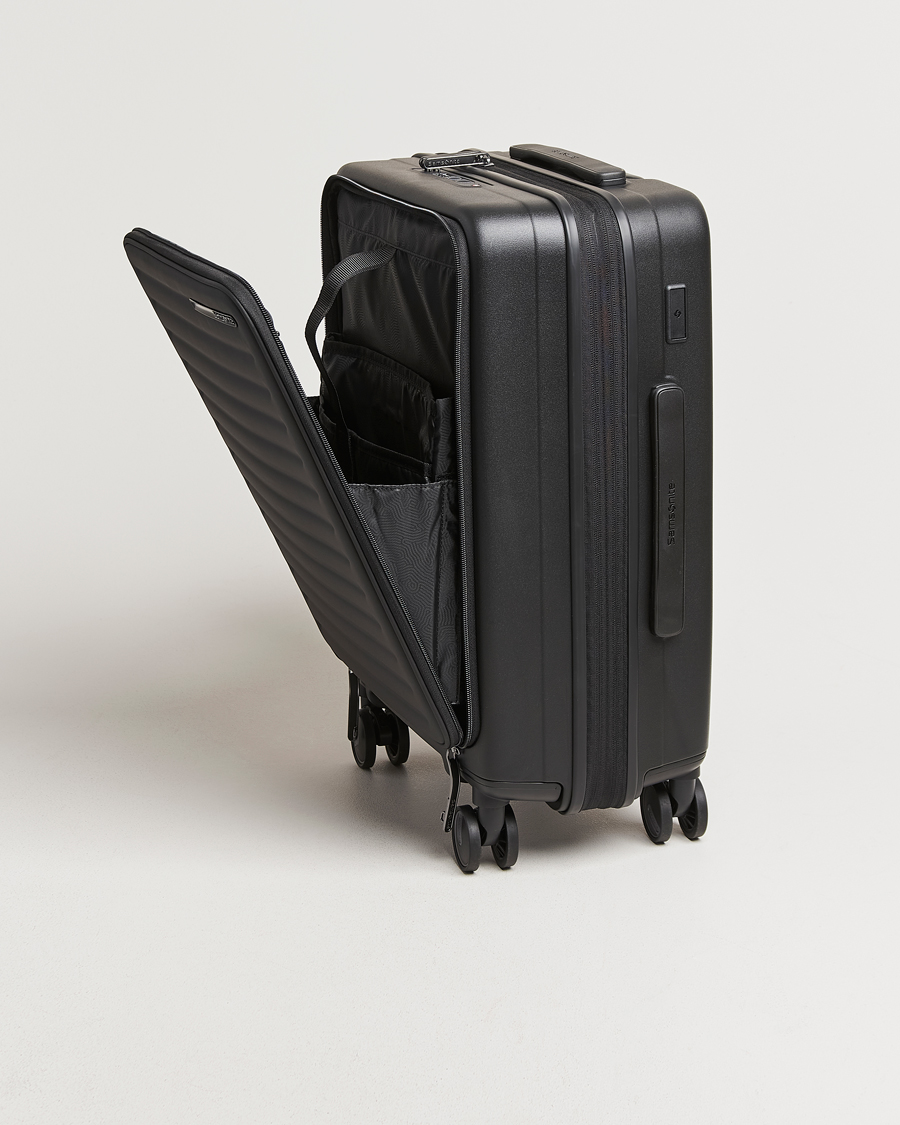 Samsonite Restackd Spinner Easy Access Carry-On Black
