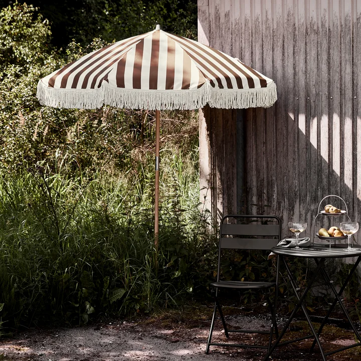 House Doctor - Shade Sonnenschirm, Ø 190 x H 230, goldbraun