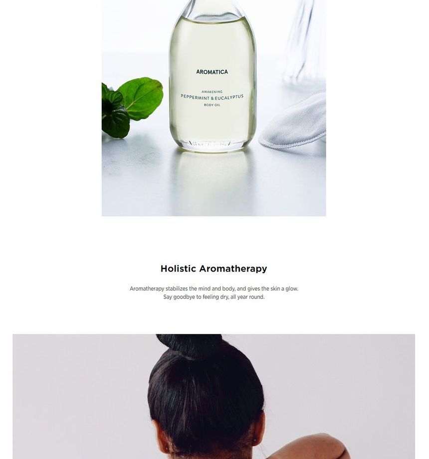 AROMATICA - Ontwakende Lichaamsolie Pepermunt & Eucalyptus