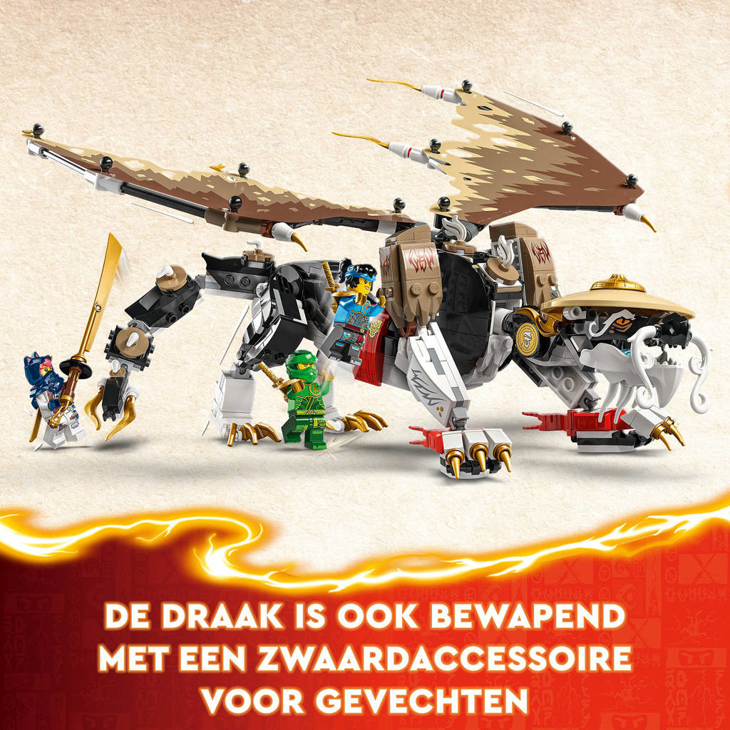 Leuke mooie aanvulling op ninjago setsEgalt de MeesterdraakRollenspel Speelgoed van de Dragons Rising tv-serie 71809