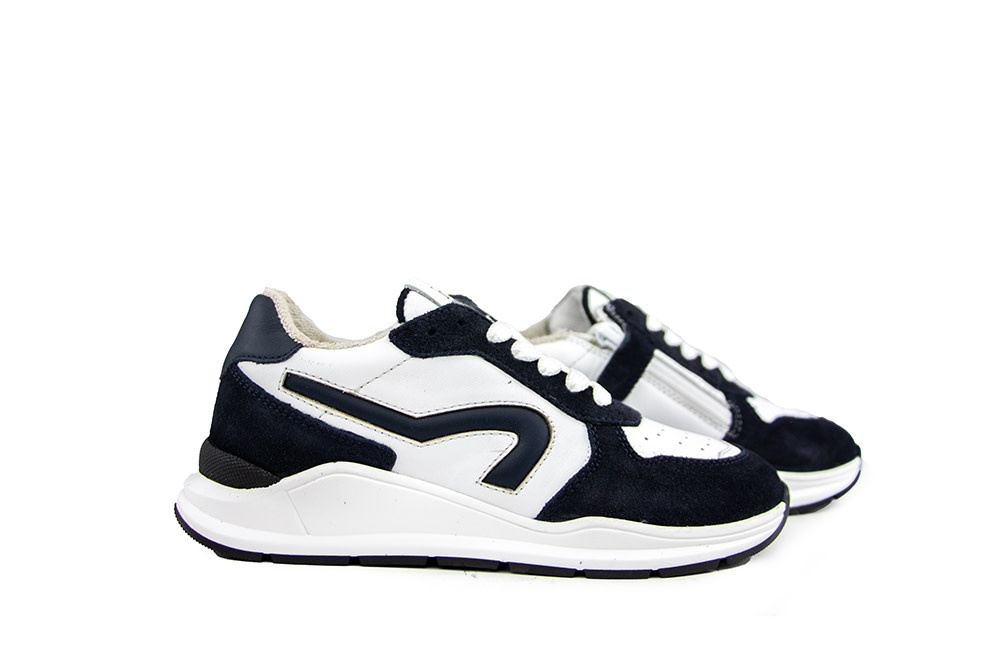 Hip Sneaker Donkerblauw Wit Combi