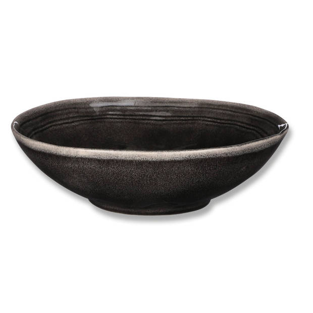 Tabo schaal zwart - h9xd30,5cm