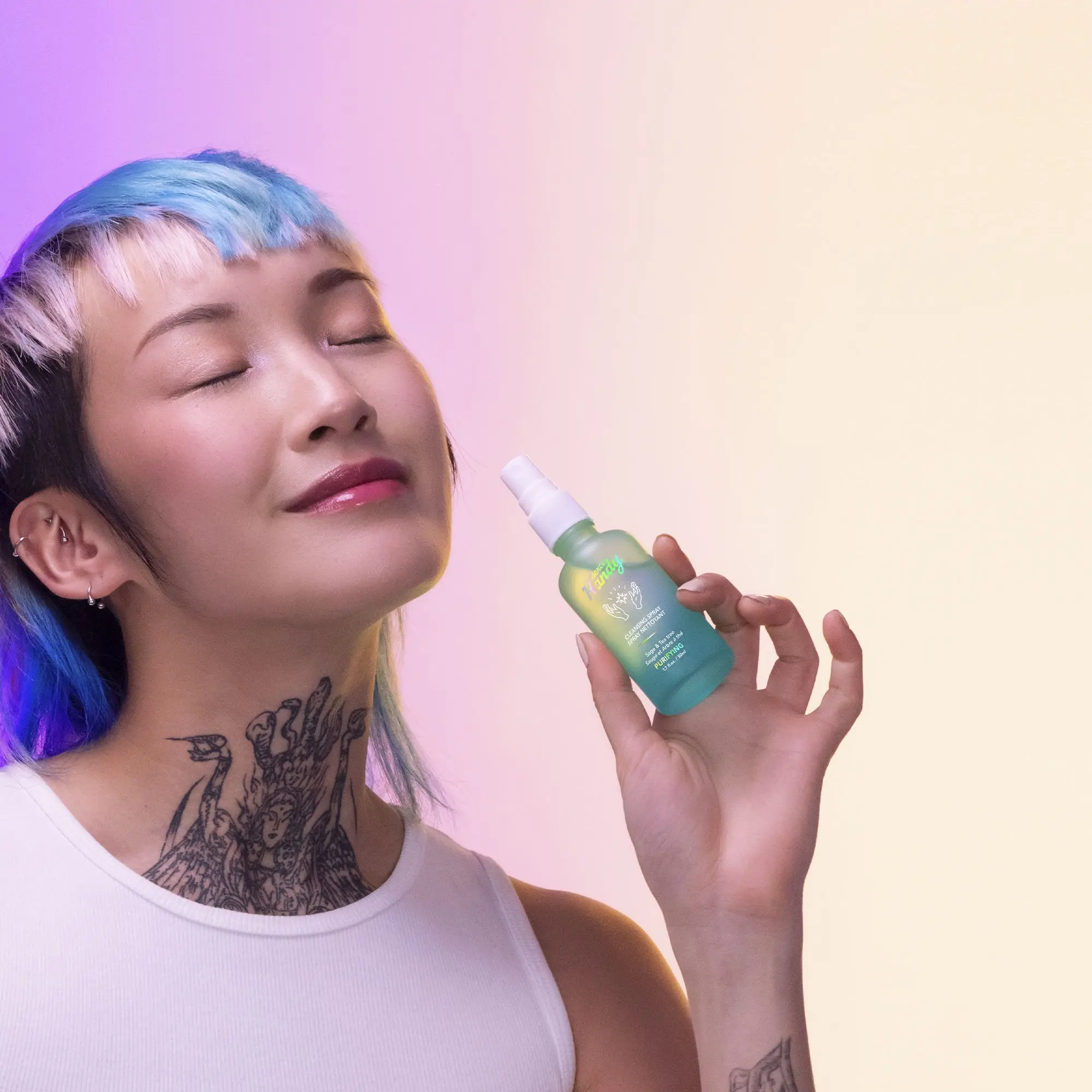 Merci Handy - Spray Nettoyant Purifiant Sauge et Arbre à Thé- Mains