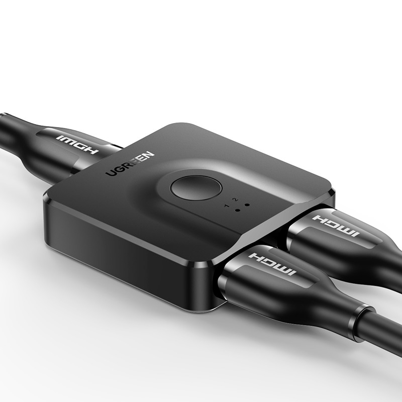 HDMI Bi-Directional Video Switcher Splitter 4K@60Hz (50966) - Schwarz