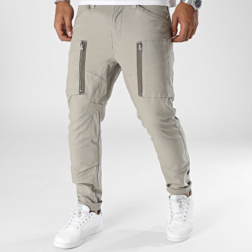 Pantalon Cargo Skinny Zip Pocket D21975 Gris