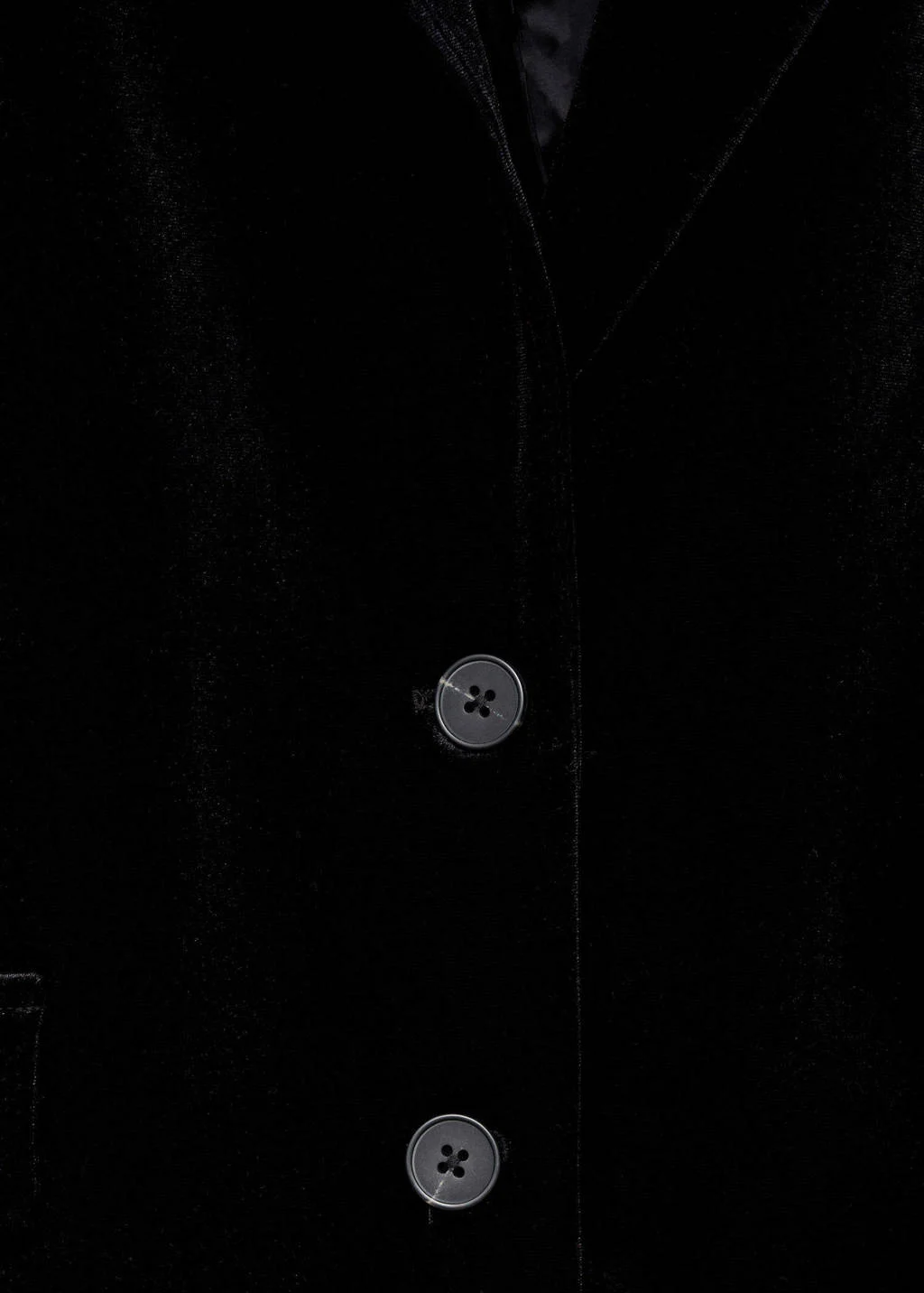 MANGO TEEN regular fit fluwelen blazer zwart