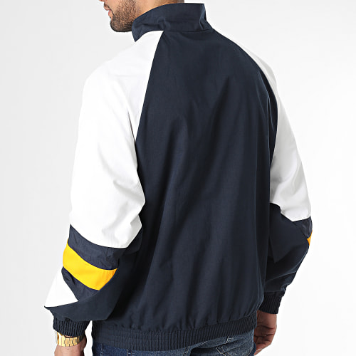 Sweat Col Zippé Real Madrid Icon HT6455 Bleu Marine Blanc