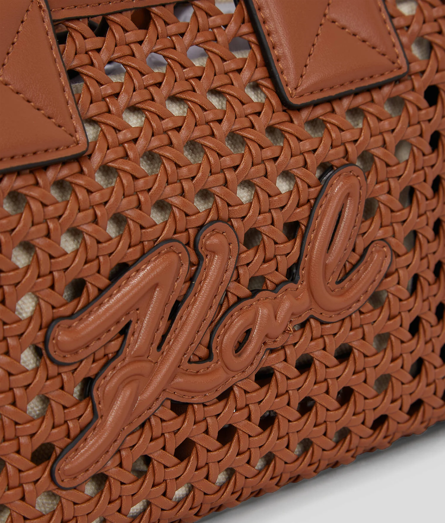 PETIT SAC CABAS K/SKUARE - Tan foncé