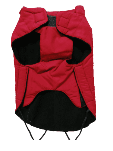 Casaco impermeável Wouapy Doudoune vermelho 30cm