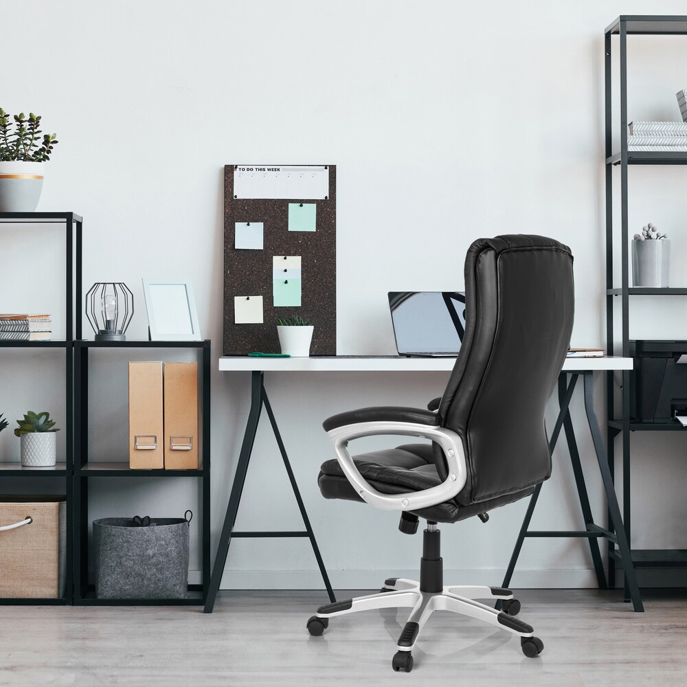 Home Office Bürostuhl RELAX CL150 Kunstleder mit Armlehnen MyBuero