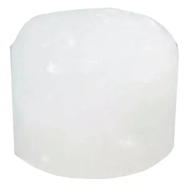 Pedra de Alúmen Verde Natural MKL 250g Embalada em Filme Plástico