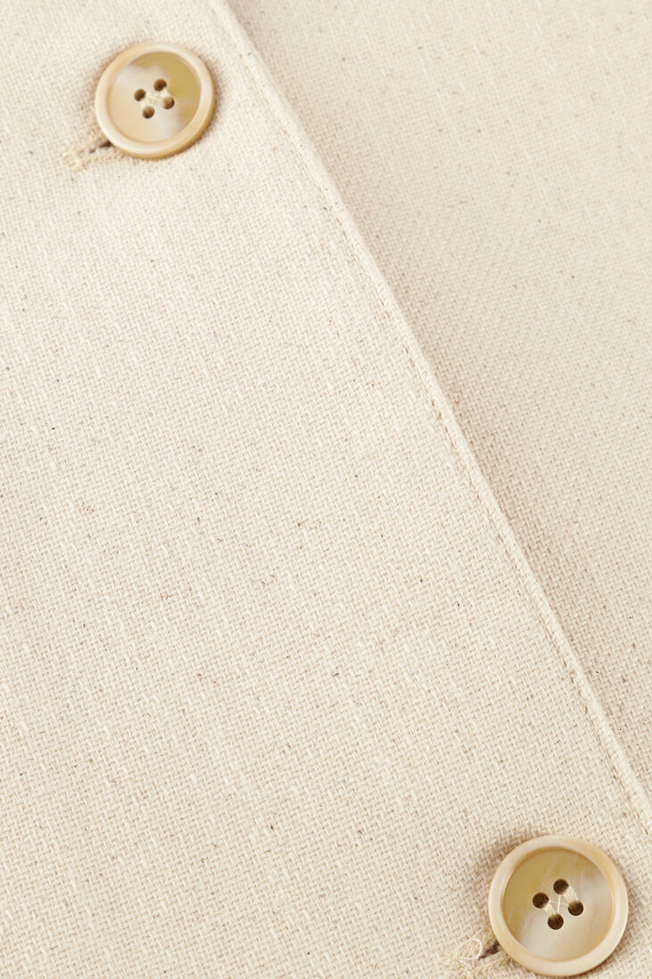beige penn & ink gewatteerde jas jacket