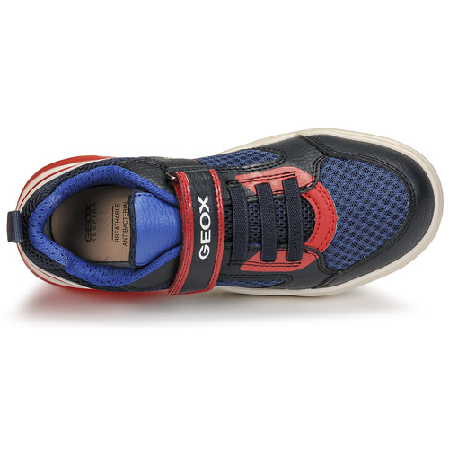 Geox - J GRAYJAY BOY - Bleu / Rouge