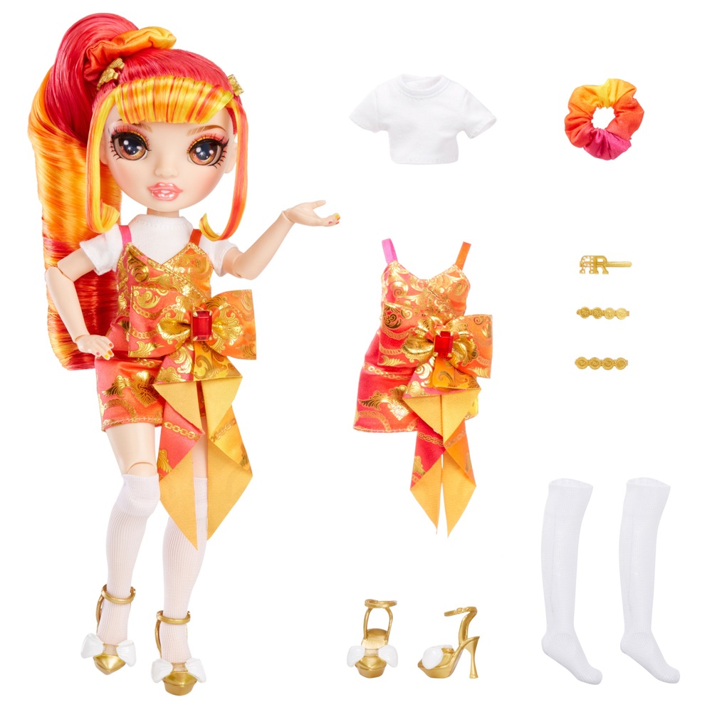Rainbow High Junior High Special Edition Laurel De'Vious Puppe Orange