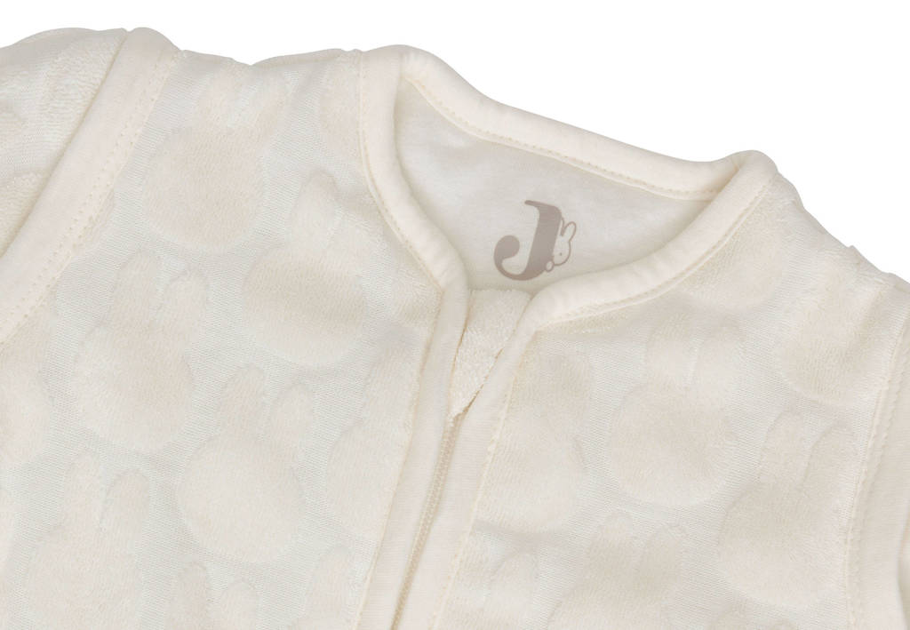 slaapzak met afritsbare mouw Miffy Jacquard - Ivory
