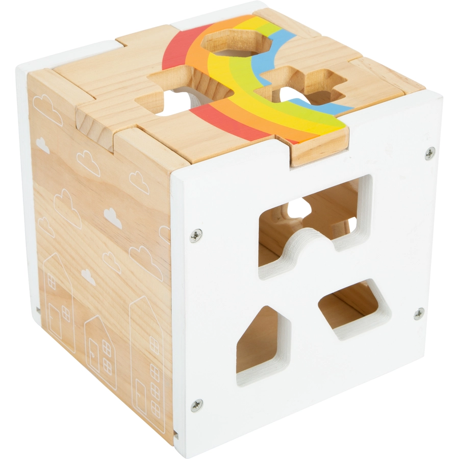 small foot® Steckwürfel Regenbogen
