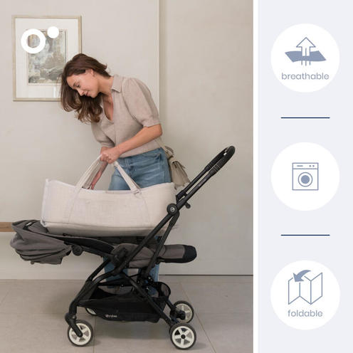 Couffin bébé Doomoo Nest & Go Sand - BABYMOOV