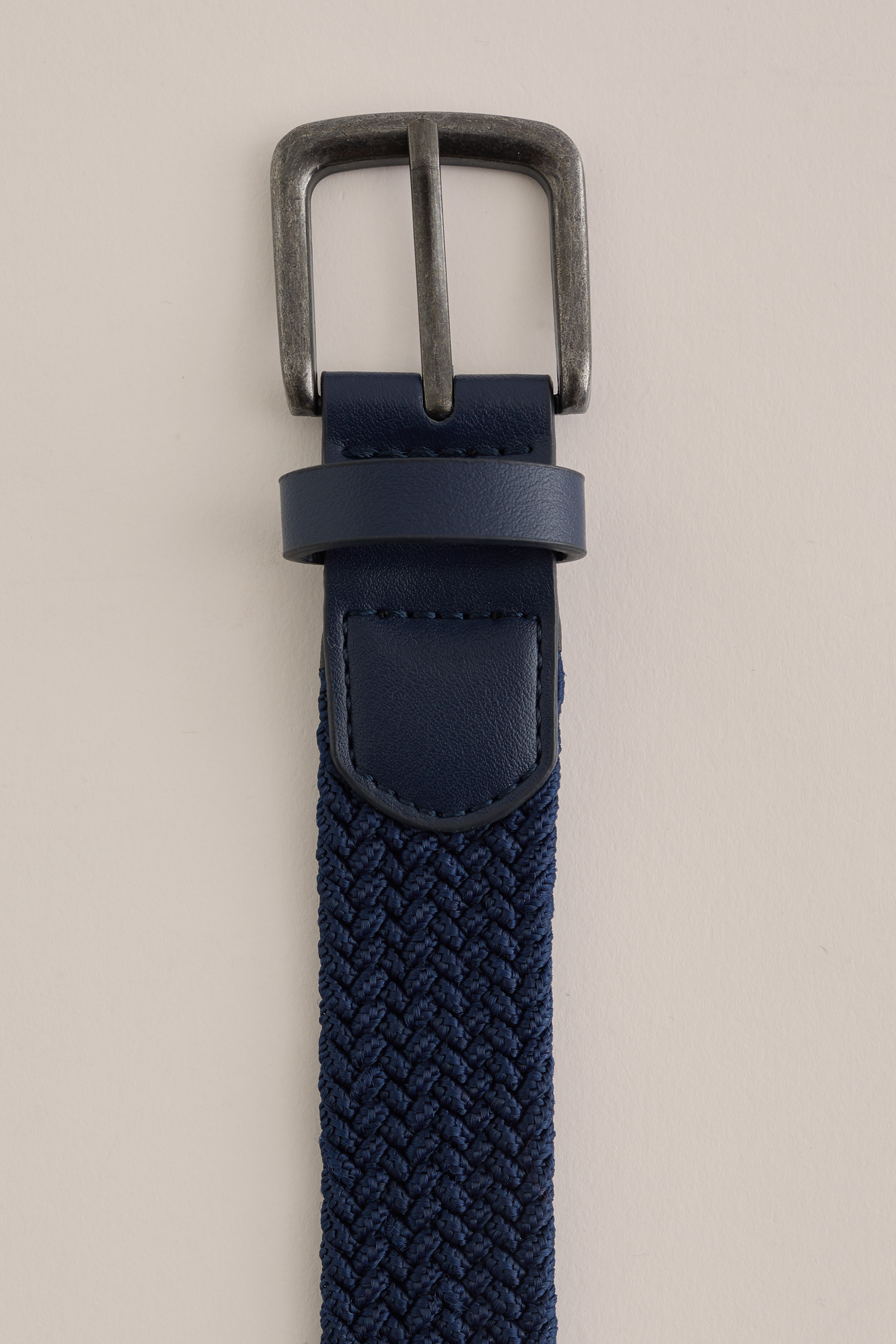 Jongens gevlochten riem WE Fashion Donkerblauw