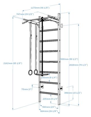 Espalier de gymnastique BenchK 221B  A076