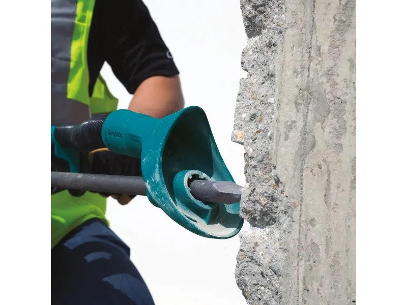 Makita - Støvekstrations-påsætningssæt - længde: 1500 mm - for Makita DHR400PG2U, DHR400ZKU, HM1213C, HM1214C, HR006GZ; XGT HR006GZ