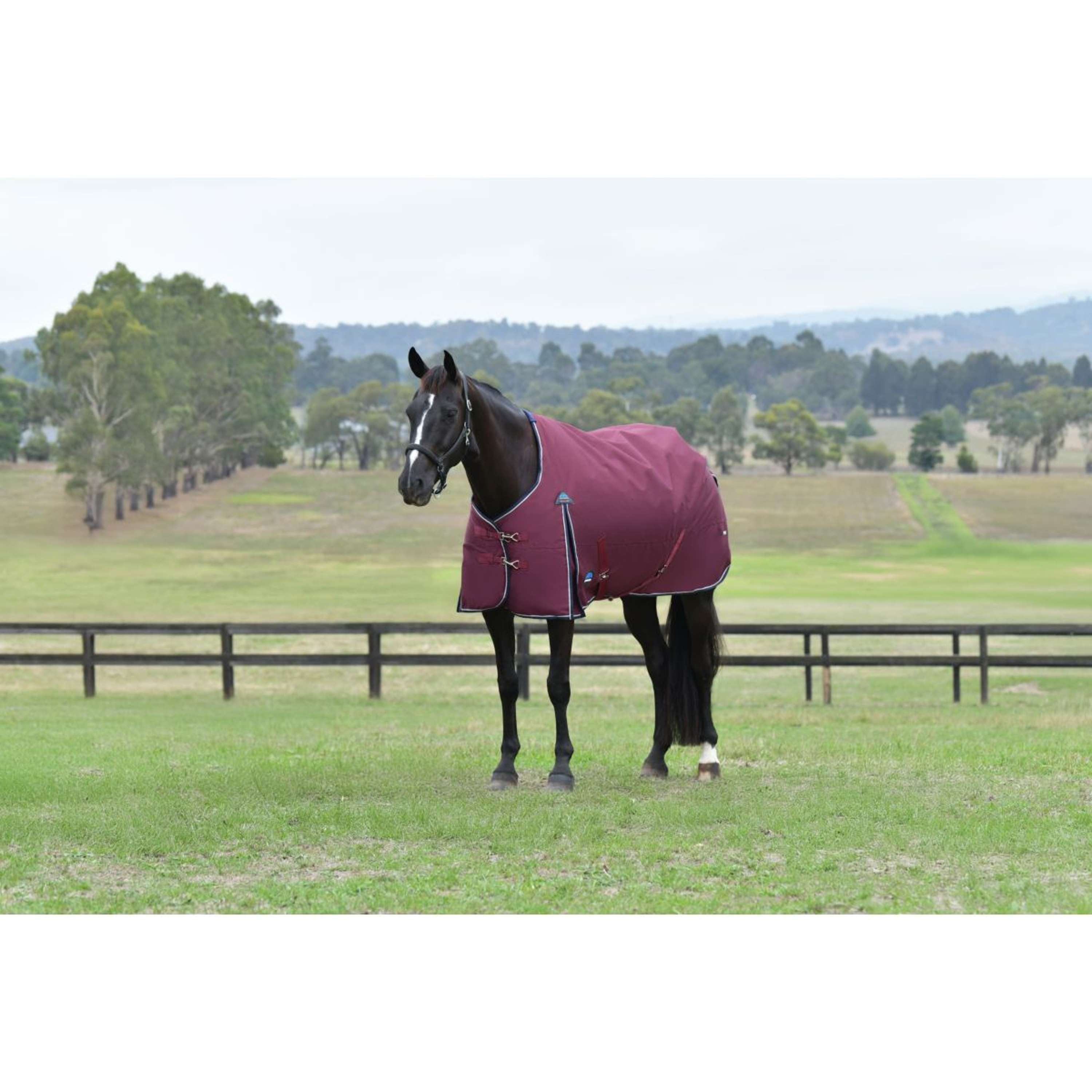 WeatherBeeta ComFiTec Essential Turnout 50g Burgundy/Navy