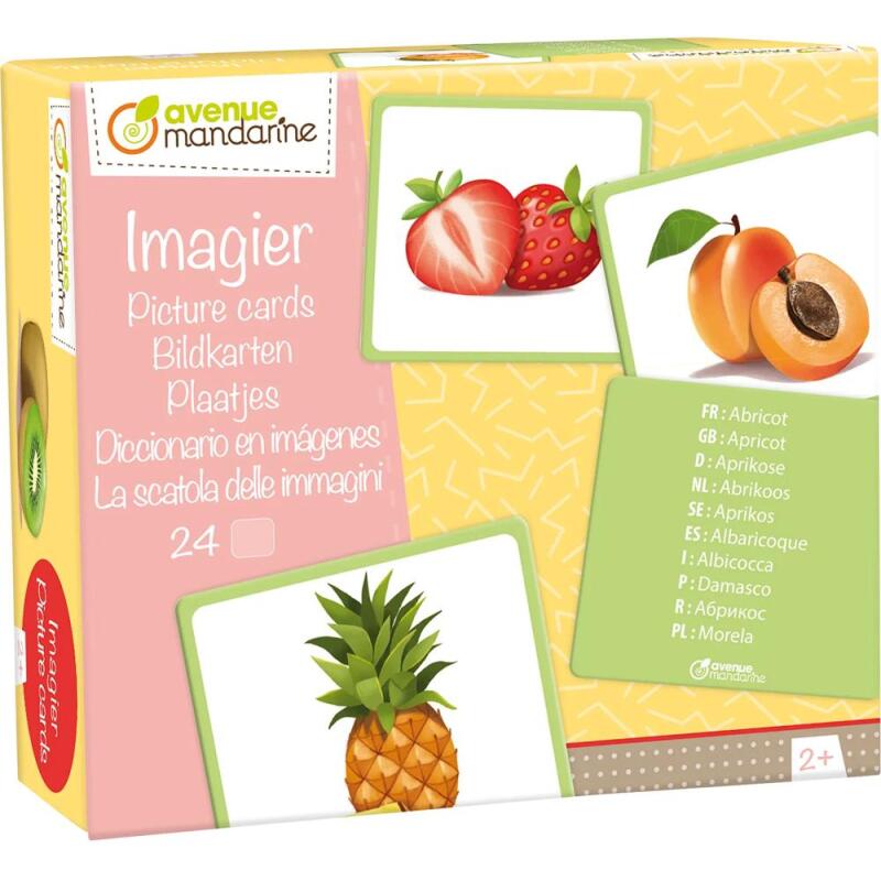 Imagier, Fruits - Multicolore