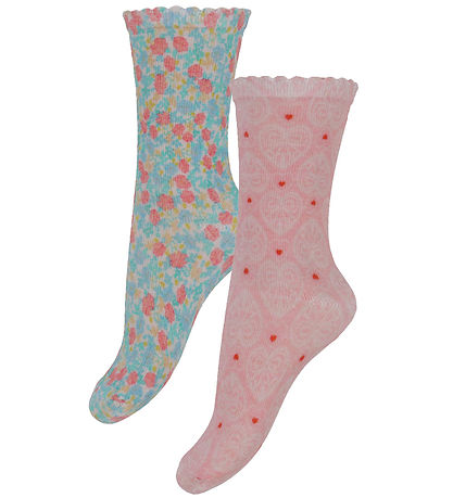 Konges Sløjd Socken - 2er-Pack - Fiola/Lacy Pink