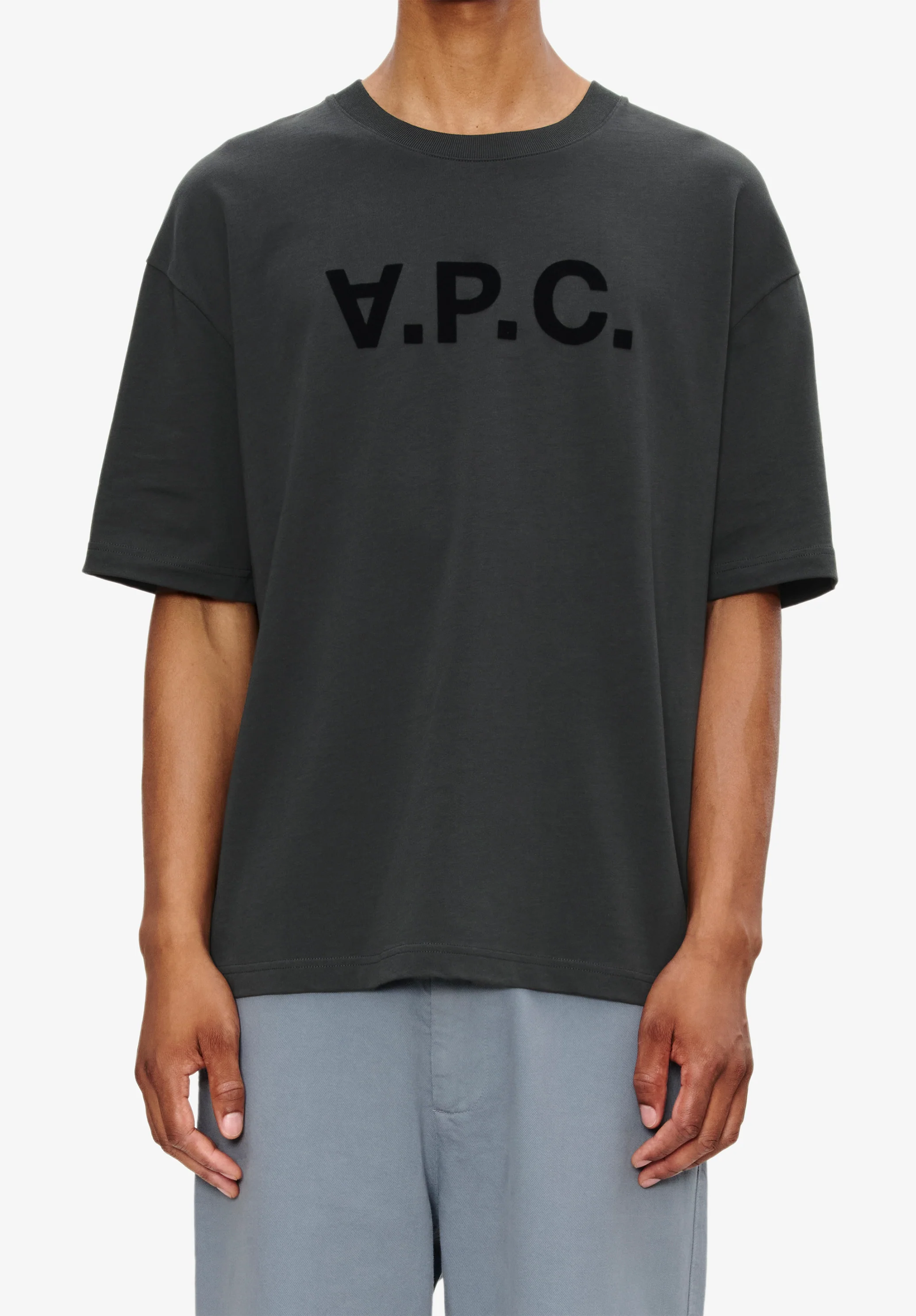 t-shirt ample manches courtes vpc - Faux noir