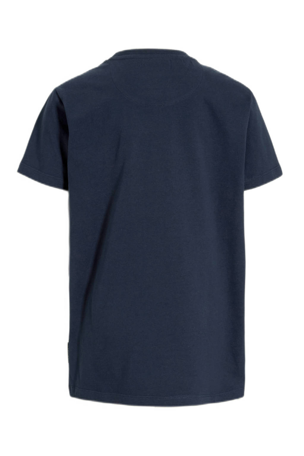 Me & My Monkey T-shirt Milos met printopdruk donkerblauw