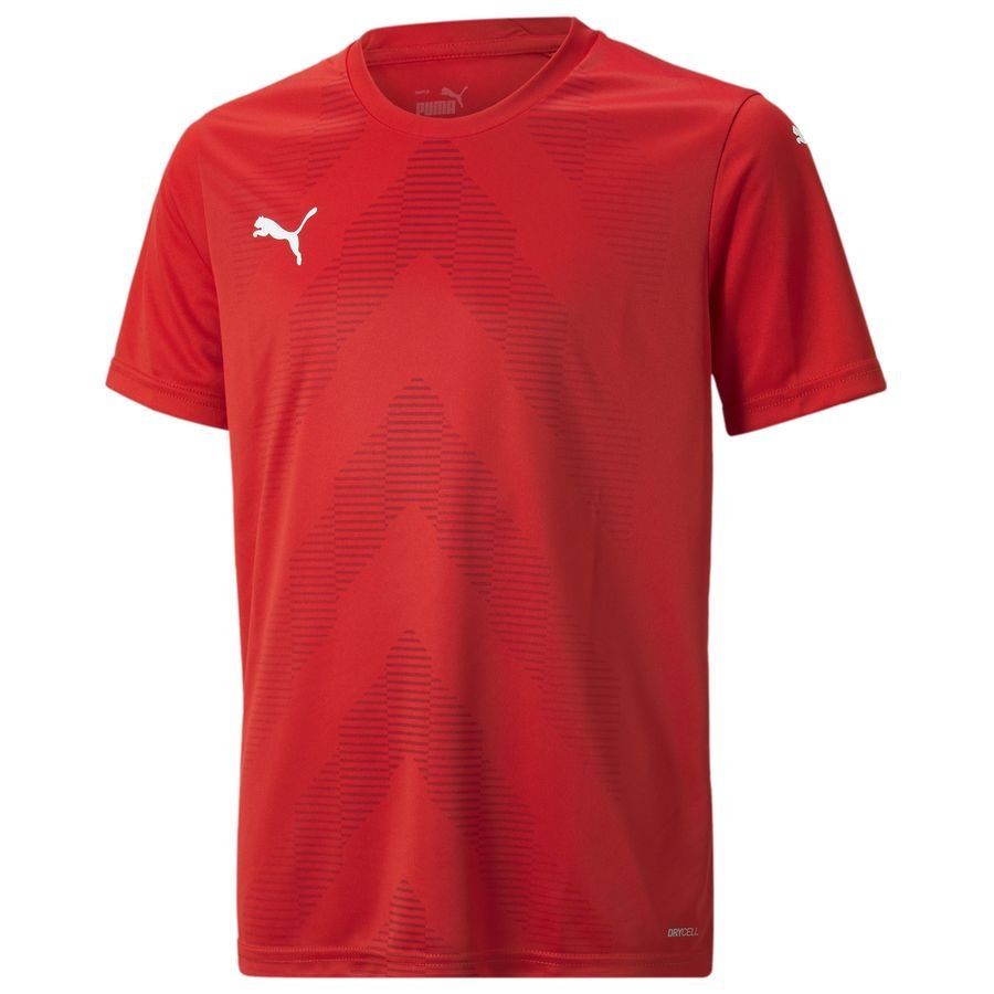 PUMA Maillot teamGLORY - Rouge/Blanc Enfant