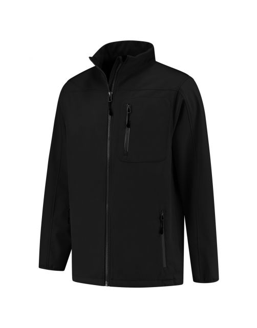 Ardy's Heren Softshell Jas Zwart - Outdoorjas