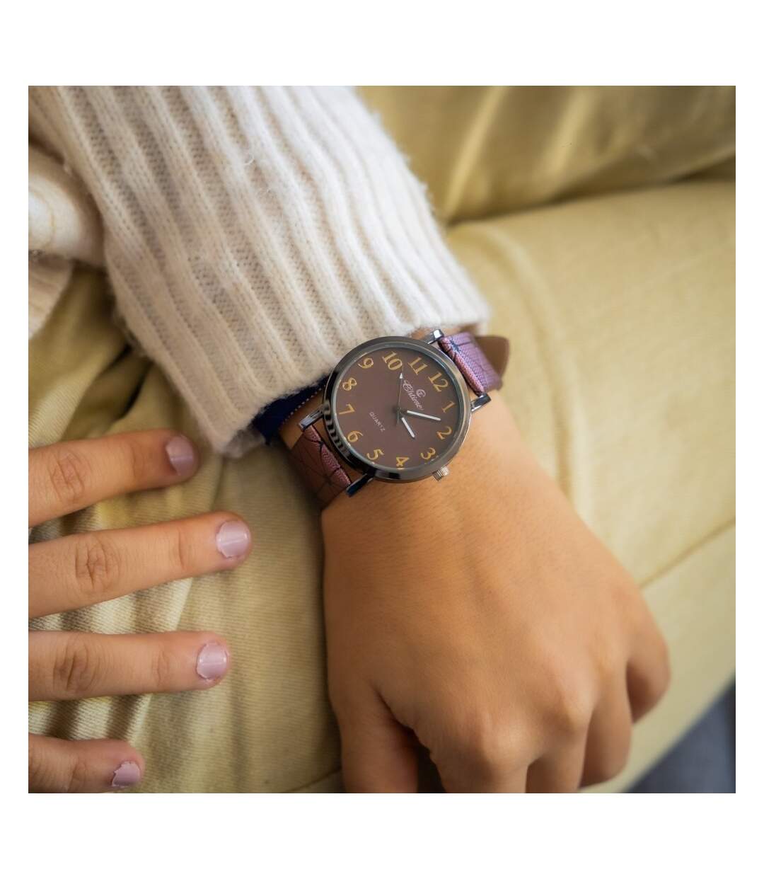 Montre Fashion Femme Chocolat CHTIME