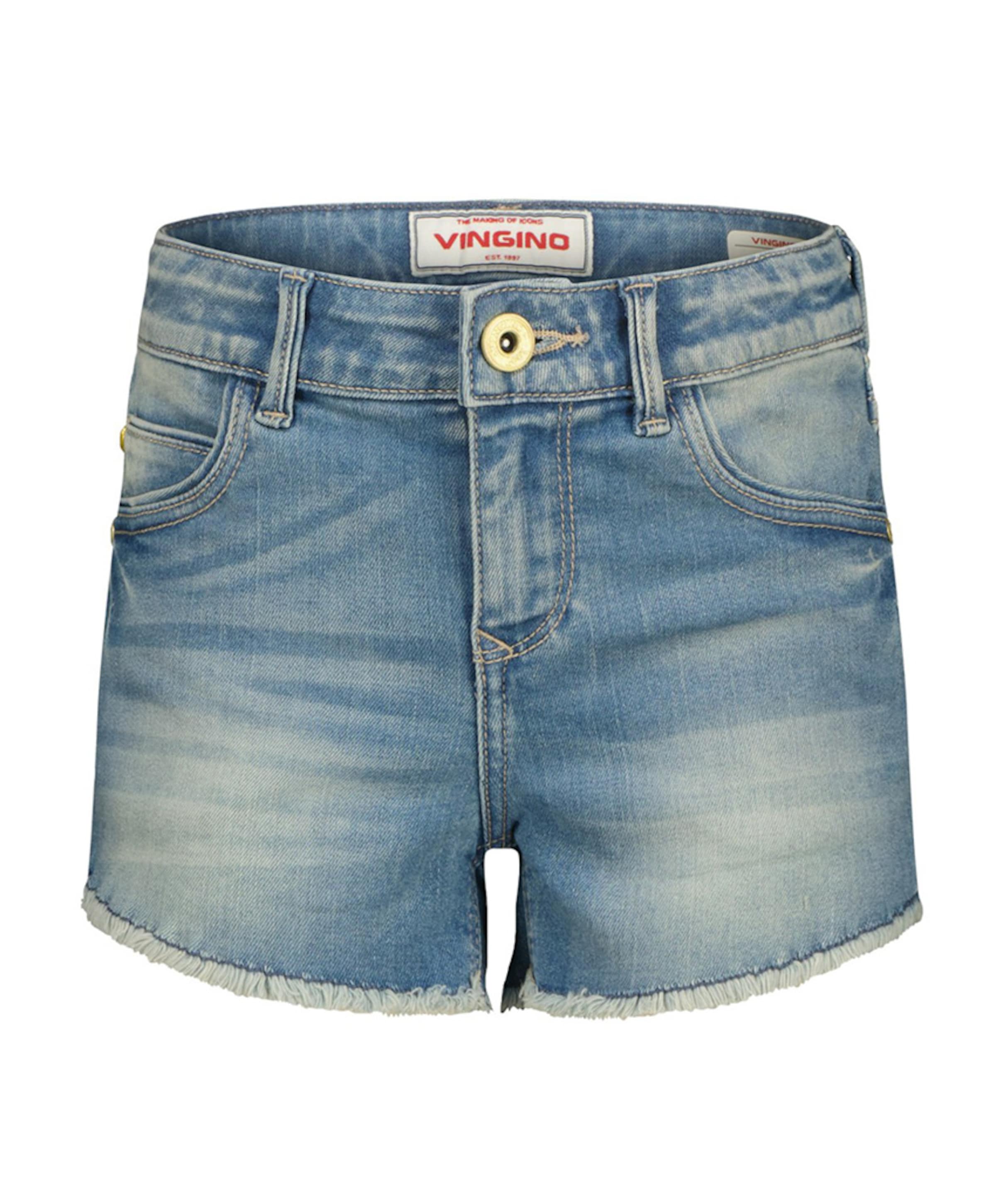 Vingino Daizy meisjes korte broek blauw