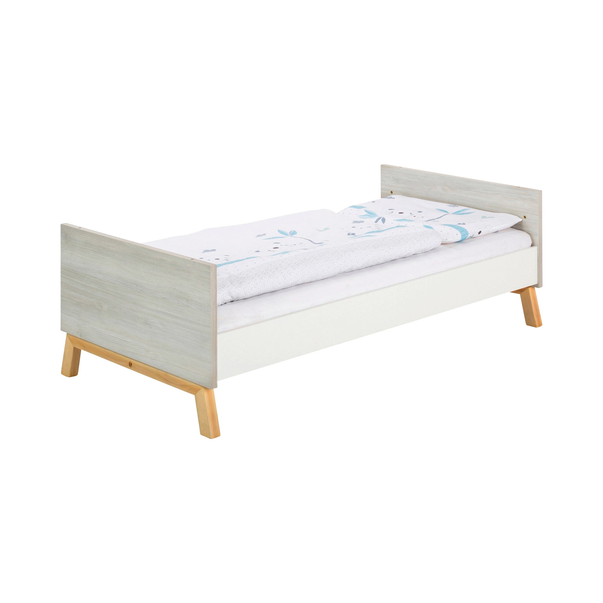 Schardt 3-tlg. Babyzimmer Miami mit 3-türigem Kleiderschrank grey