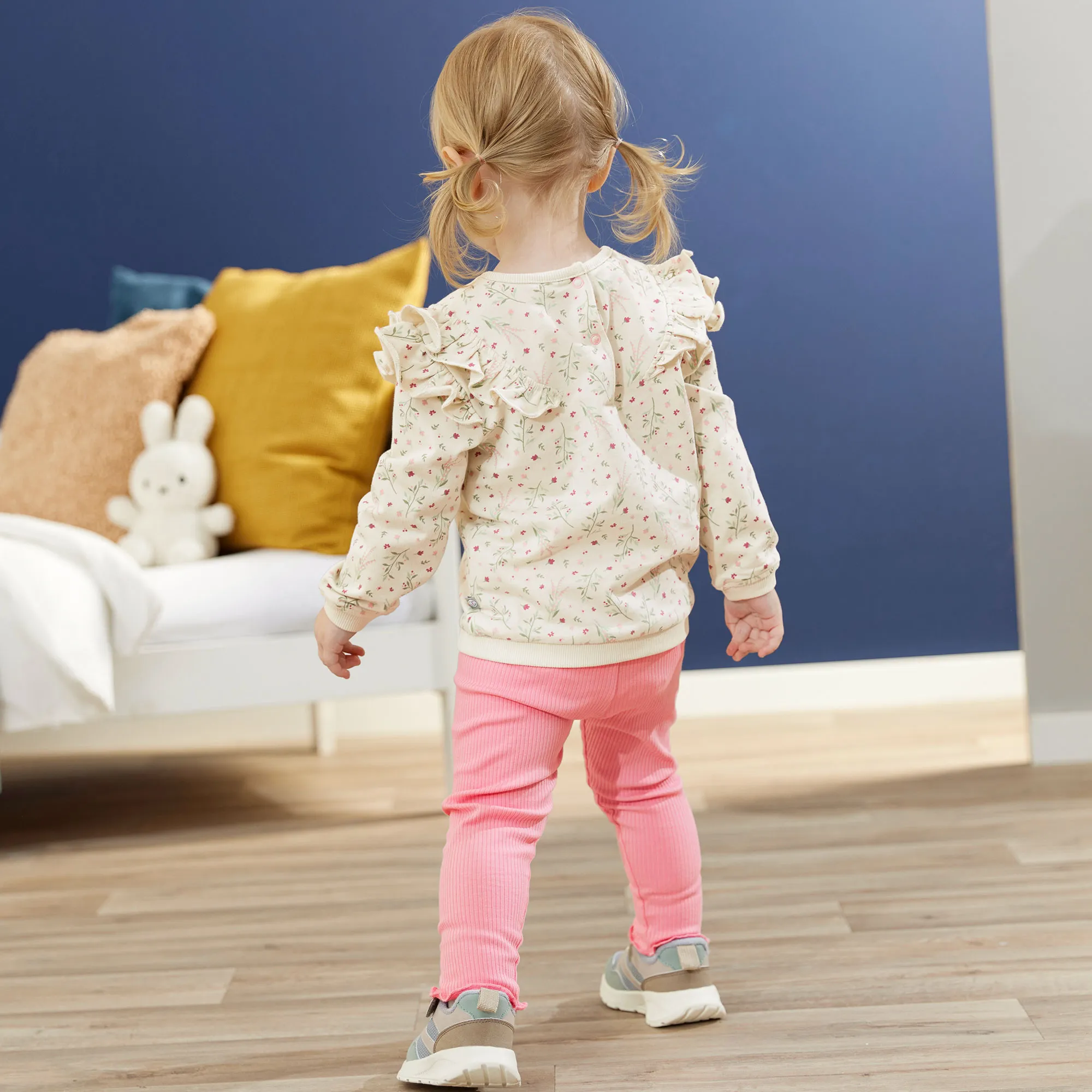 Baby-Mädchen-Set mit Rüschen, 2-teilig