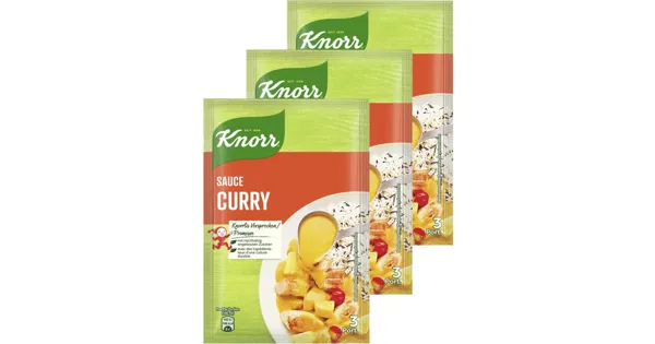 Knorr Sauce Curry 3x33g