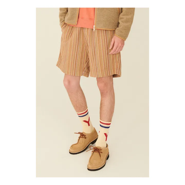 YMC Short Jay Rayé | Orange