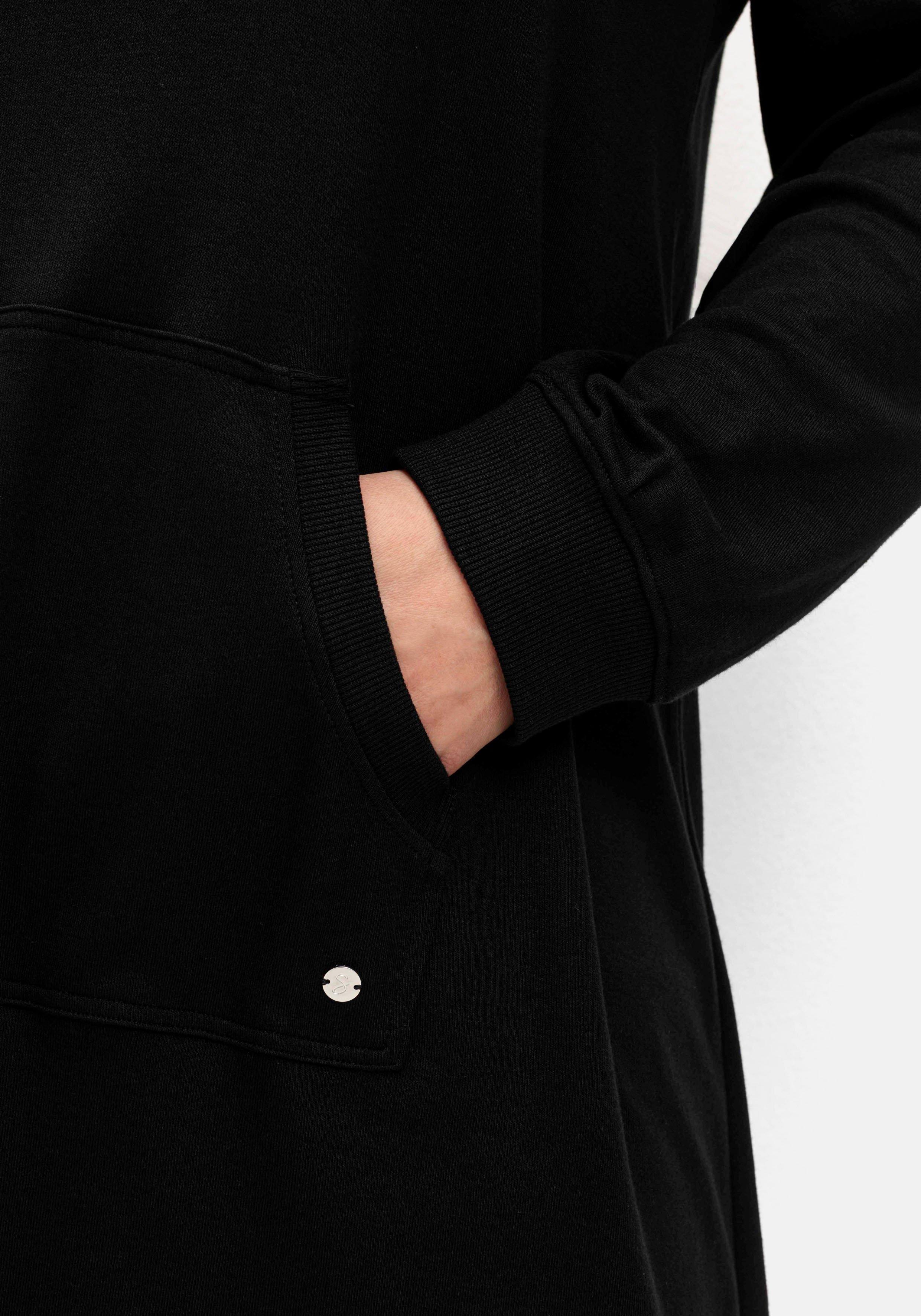 Jerseykleid mit Kängurutasche, in leichter A-Linie
