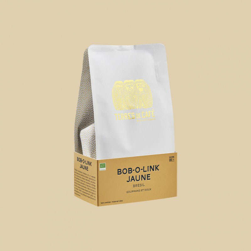 Café bio en grains Brésil Bob O Link - Café de spécialité 80+