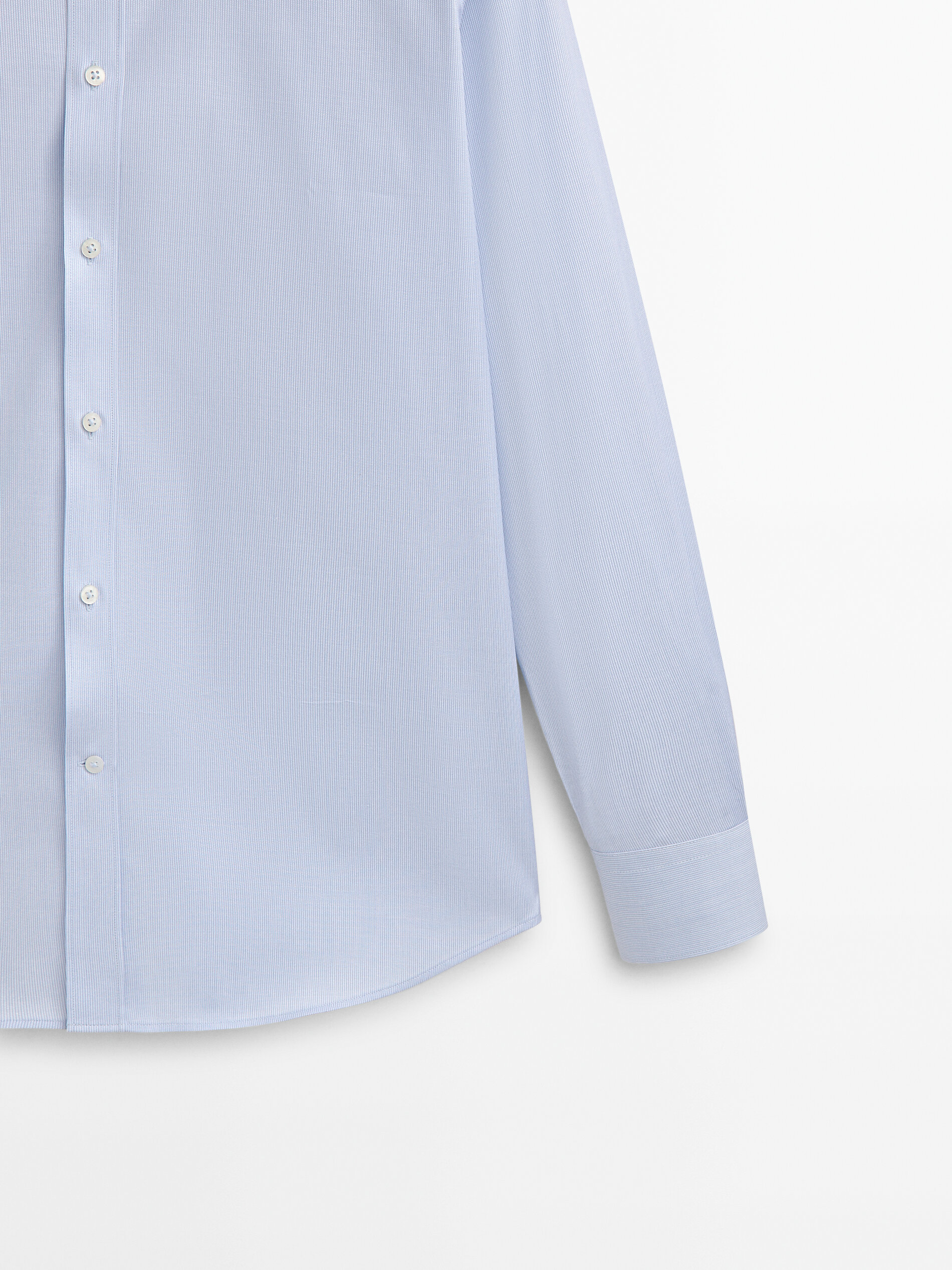 Camisa Rayas slim fit stretch - AZUL MARINHO