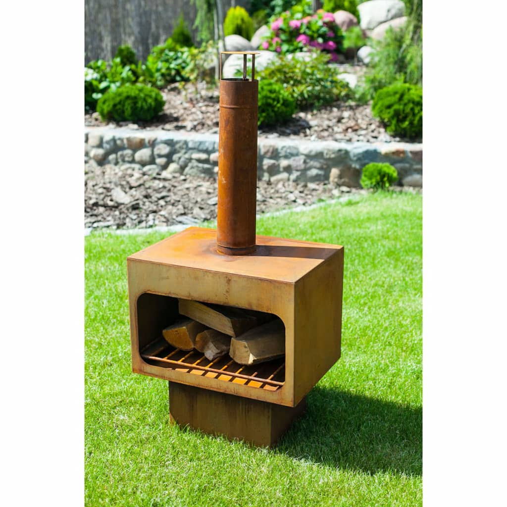 Cheminée jersey xl acier rouille 81077