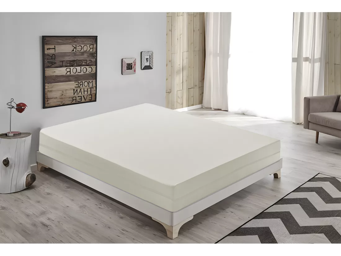 Matelas en mousse avec revêtement amovible modèle Fabry 100x190 cm