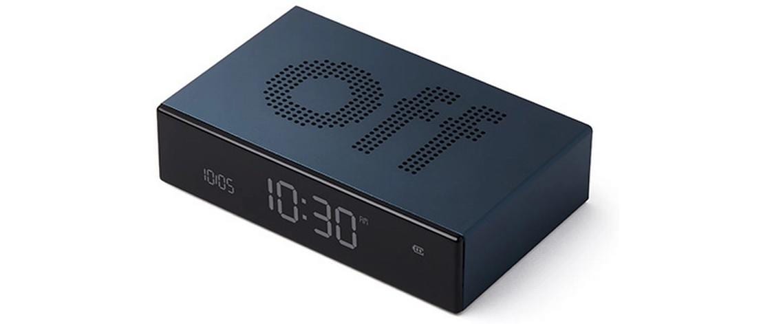 Digitalwecker Flip Premium DunkelblauLCD-Wecker
