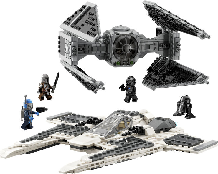 Lego Mandalorian Fang Fighter vs Interceptor 75348