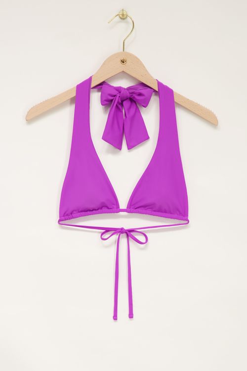 Paarse multiway bikini top