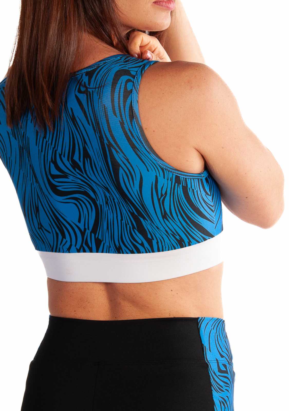 Top esportivo Zumba Gym Native Watercolor