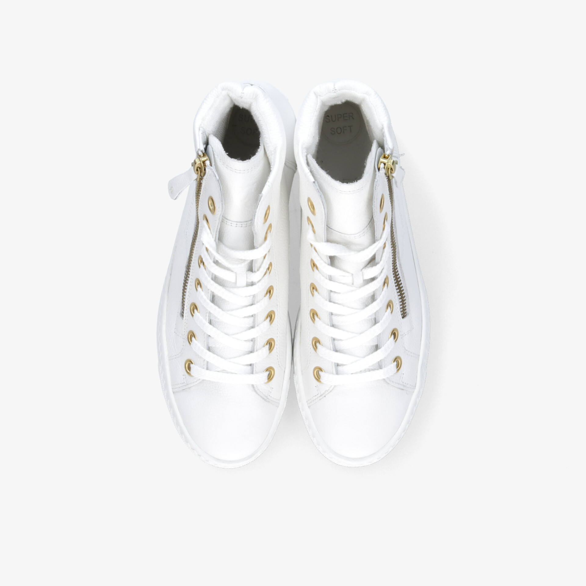 paul green Damen Sneaker High weiß