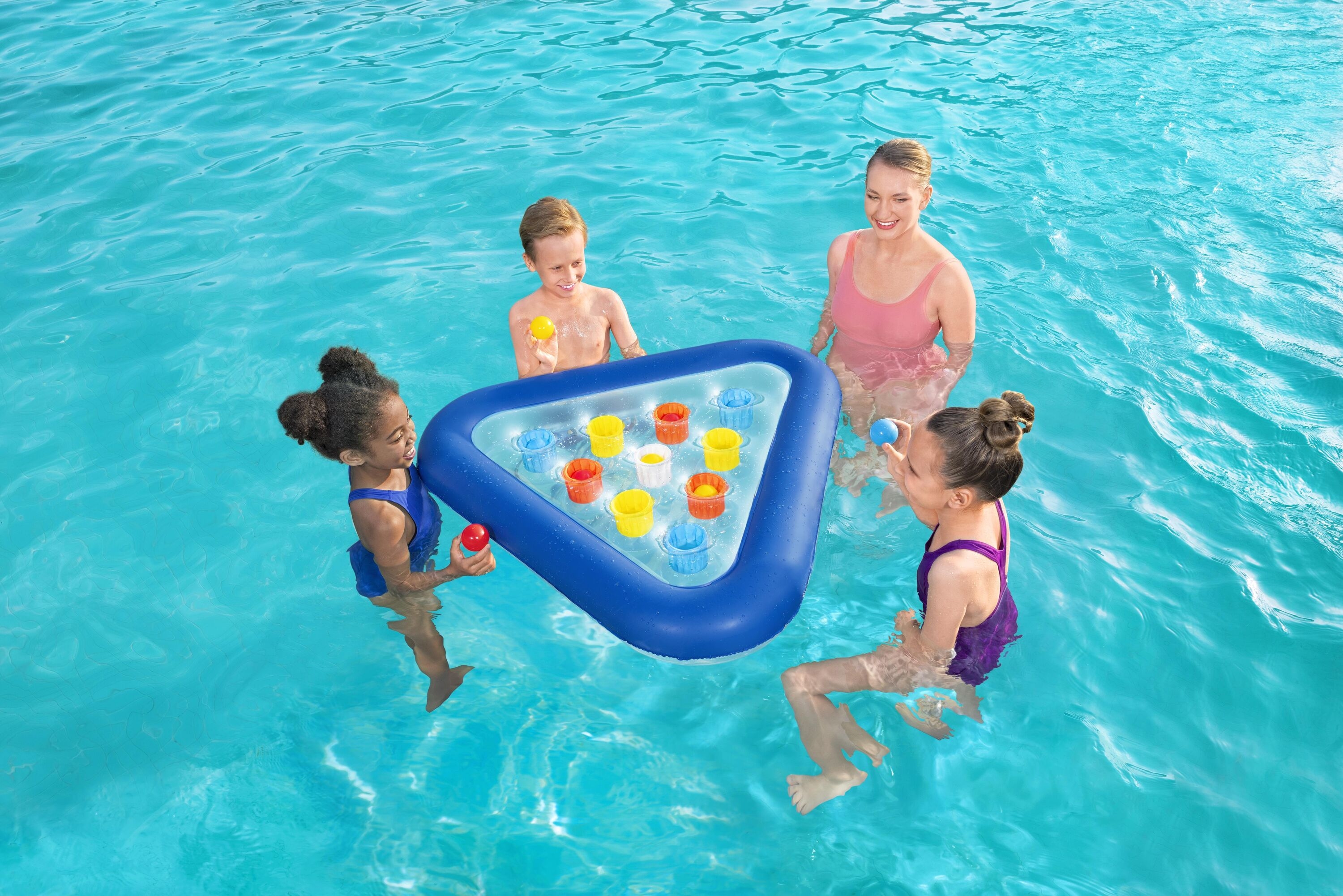 Pong Spiel schwimmend 99 x 91 cm